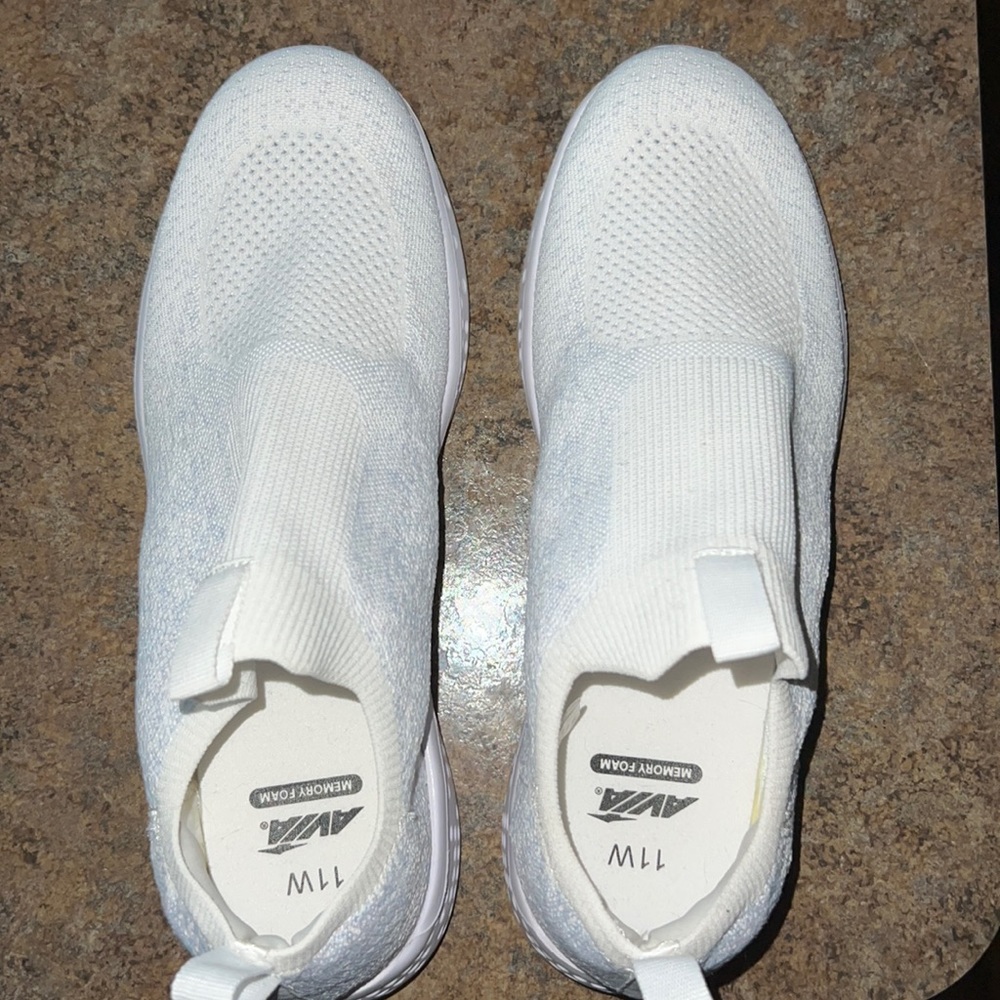 White Slip On Sneakers NEVER WORN